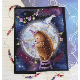 Cross stitch kit "In the moonlight" SNV-766