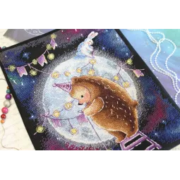 Cross stitch kit "In the moonlight" SNV-766