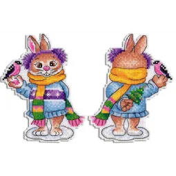 Häschen mit Vogel SR-858