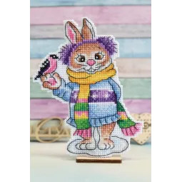 Lapin avec un oiseau SR-858