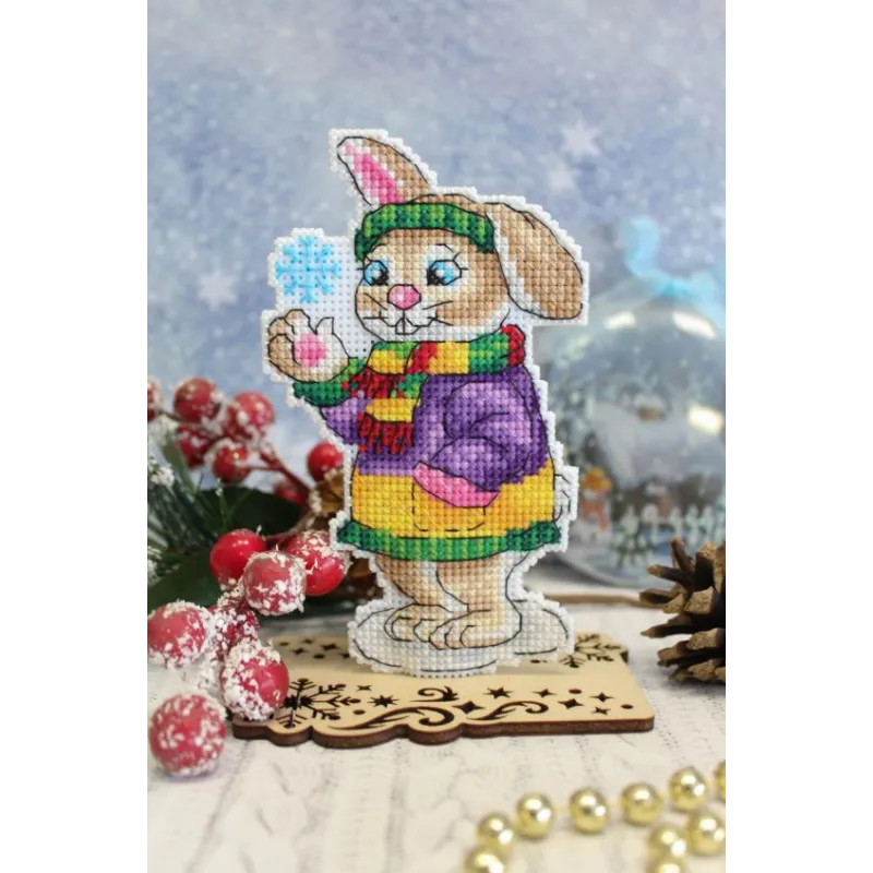 Bunny with a snowflake SR-860