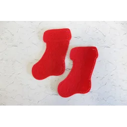 Weihnachtsfilzsocke "Hallo vom Schneemann" ST-973