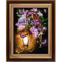 Lantern in lilac 30*40 cm AM1722