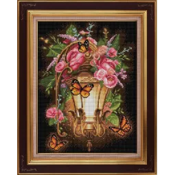 Фонарь из шиповника 30*40 см AM1723