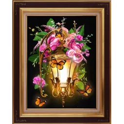 Rosehip lantern 30*40 cm AM1723