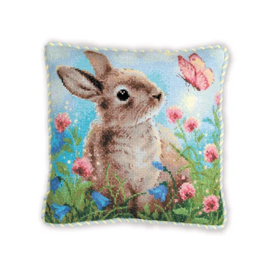 Bunny in Clover  30x30 SR2060