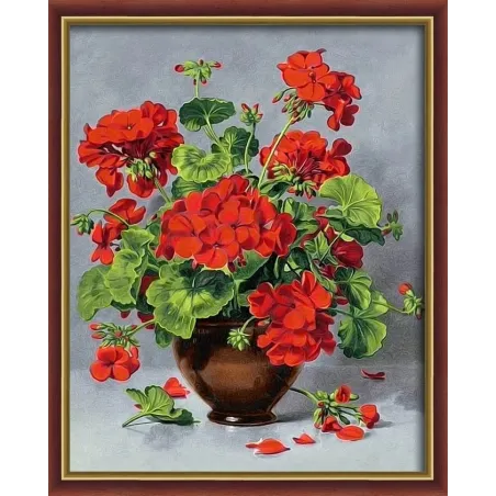 Géranium rouge 40*50 cm AM4098