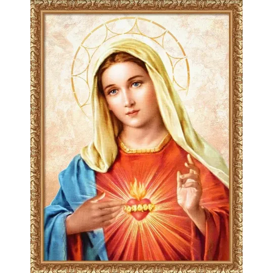 Mergelė Marija 30*40 AM4115