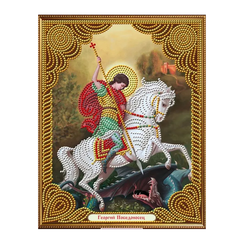 Icon Georgy the Victorious 22x28 cm AZ-5037