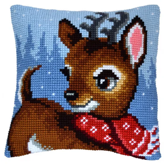 Cushion kit for embroidery Deer 40x40 SA99063
