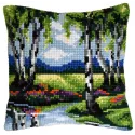Cushion kit for embroidery Landscape 40x40 SA99066