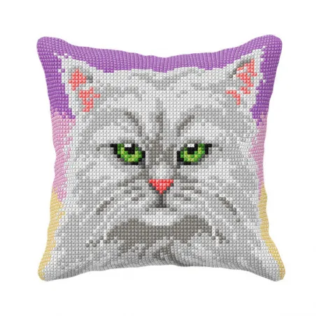Cushion kit for embroidery Persian Cat 40x40 SA99068