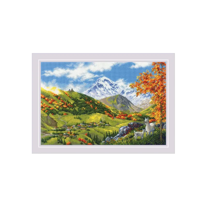 Village de Montagne 60x40 SR2072