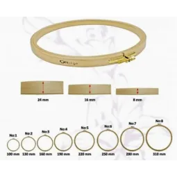 Nurge Beech Embroidery Hoops 22 cm  100-5