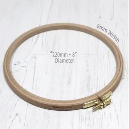 Cercles à broder en hêtre Nurge 22 cm  100-5