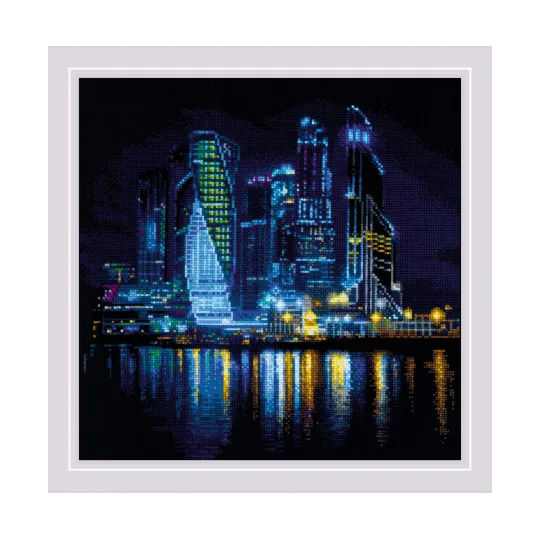 Ville de nuit 30x30 SR2075