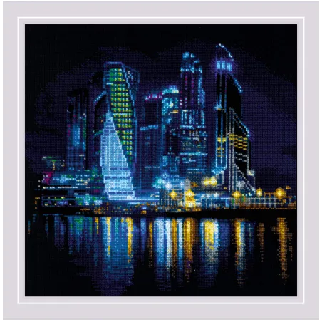 Ville de nuit 30x30 SR2075