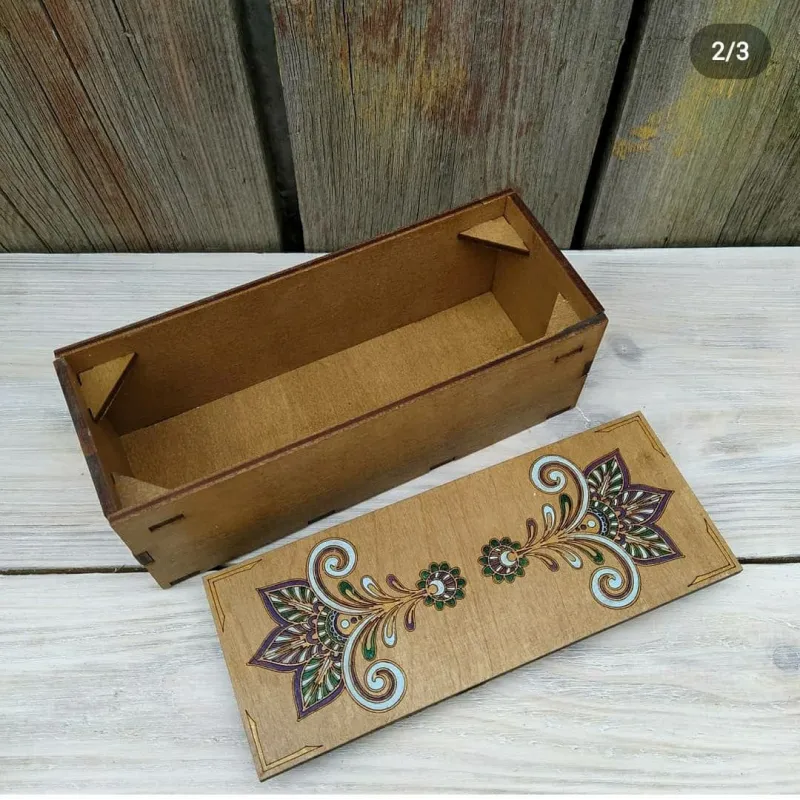 Holzkiste für Stickereien KF057/2
