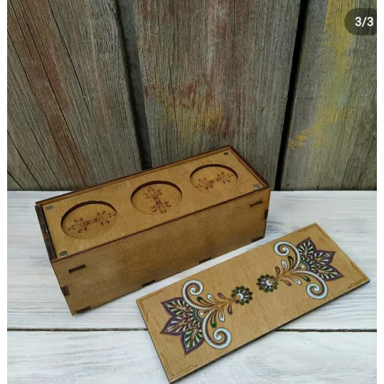 Holzkiste für Stickereien KF057/2