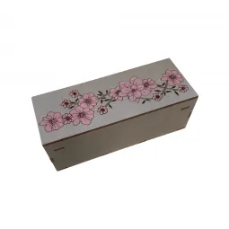 Boîte en bois pour broderie indispensable KF057/3