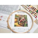 (D) Отдых Санты у камина 38,5x40см SLETIL8052