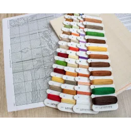 (D) Santas Ruhe am Kamin 38,5x40cm SLETIL8052