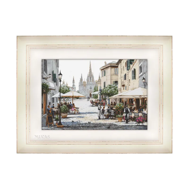 Cross stitch kit Barcelona Cathedral 47x31cm SB2411