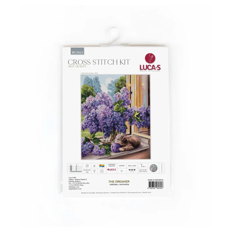 (D) Cross stitch kit The Dreamer 32x37cm SBU5015