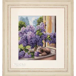 (D) Kreuzstich-Set Der Träumer 32x37cm SBU5015