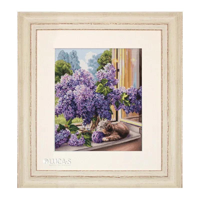 (D) Kreuzstich-Set Der Träumer 32x37cm SBU5015