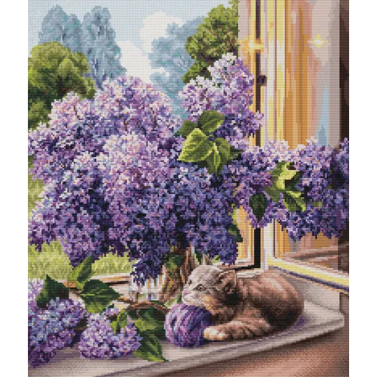 (D) Cross stitch kit The Dreamer 32x37cm SBU5015