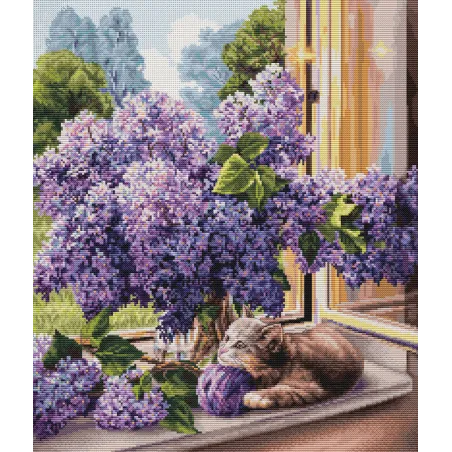 (D) Cross stitch kit The Dreamer 32x37cm SBU5015