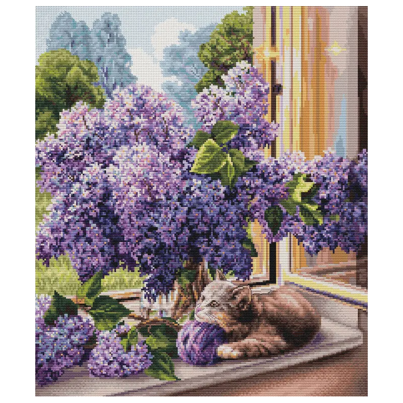 (D) Cross stitch kit The Dreamer 32x37cm SBU5015