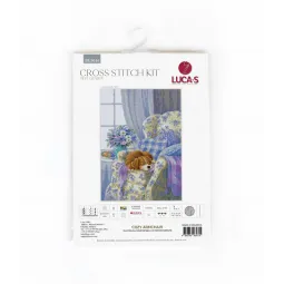 (D) Kreuzstich-Set Gemütlicher Sessel 24x33cm SBU5016
