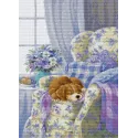 (D) Cross stitch kit Cozy Armchair 24x33cm SBU5016