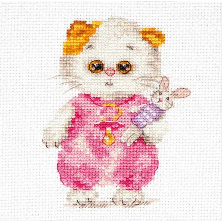 Cross-stitch kit Cross-stitch kit "Li-li baby with a bunny" S0-231
