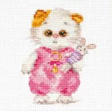 Kit de point de croix Kit de point de croix "Li-li baby with a bunny" S0-231