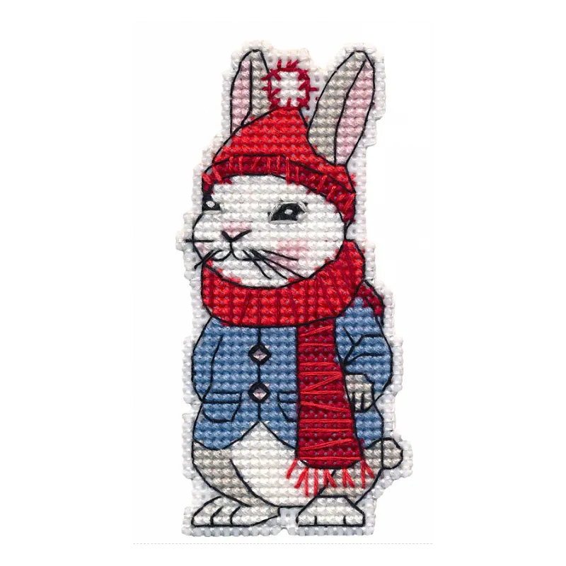 Siuvinėjimo kryželiu rinkinys „Rabbit.Magnet“ S1495