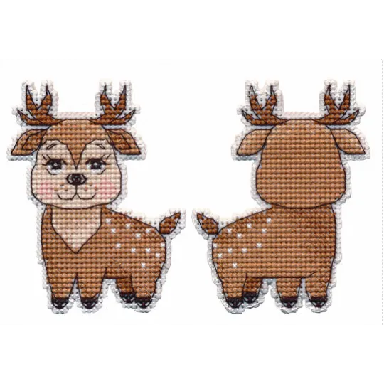 Cross-stitch kit "Christmas tree toy. Fawn" S1504