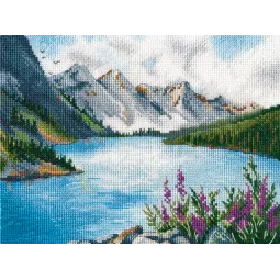 Набор для вышивания крестом «Горное озеро» S1506