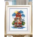 Cross-stitch kit "Rain store" S1509