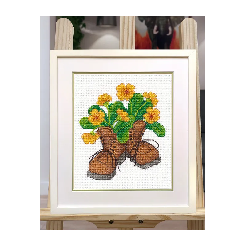 Cross-stitch kit "Garden shoes" S1512