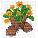 Cross-stitch kit "Garden shoes" S1512