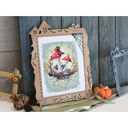 Kryželiu siuvinėjimo rinkinys "Mes čia" SM-668