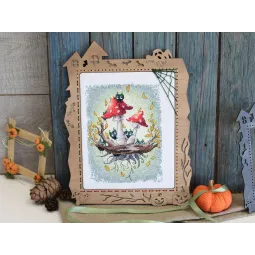 Kit de point de croix « Nous sommes ici » SM-668