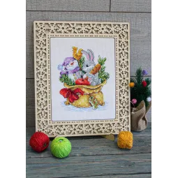 Kreuzstich-Set "Tasche mit Geschenken" SM-673 (D)