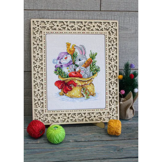 Cross-stitch kit "Bag with gifts" SM-673 (D)