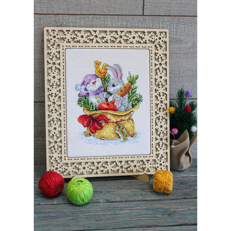 Cross-stitch kit "Bag with gifts" SM-673 (D)