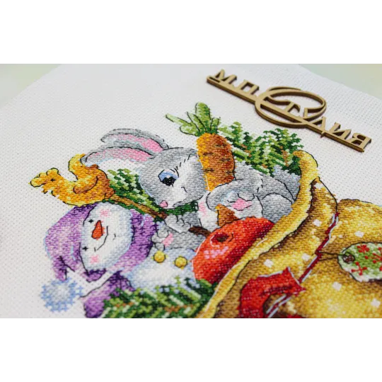 Cross-stitch kit "Bag with gifts" SM-673 (D)