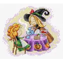 Cross-stitch kit "Afternoon tea" SM-677